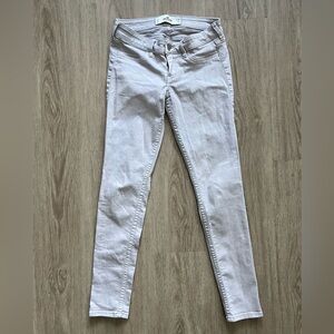 Hollister Light Grey Skinny Jeans